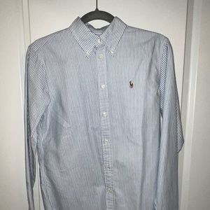 Polo By Ralph Lauren Striped Button Down Long Sleeve Shirt
